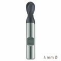 MAYKESTAG ALUNIT HSS-Co8 Slot End Mill With Radius 4mm Short Series