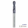 MAYKESTAG Solid Carbide Stub Drill 2.2mm Short Series DIN 6539 ALUNIT