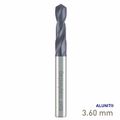 MAYKESTAG Solid Carbide Stub Drill 3.6mm Short Series DIN 6539 ALUNIT