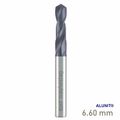 MAYKESTAG Solid Carbide Stub Drill 6.6mm Short Series DIN 6539 ALUNIT