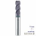 MAYKESTAG Solid Carbide Corner Radius End Mill 8mm R1.5 Speedcut Universal ALUNIT-S