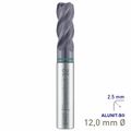 MAYKESTAG Solid Carbide Corner Radius End Mill 12mm R2.5 Speedcut Universal ALUNIT-S
