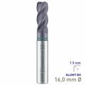 MAYKESTAG Solid Carbide Corner Radius End Mill 16mm R1.5 Speedcut Universal ALUNIT-S