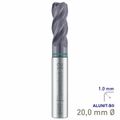 MAYKESTAG Speedcut Universal Solid Carbide Corner Radius End Mill 20.00mm R1 Z4 ALUNIT-S