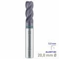 MAYKESTAG Solid Carbide Corner Radius End Mill 20mm R5 Speedcut Universal ALUNIT-S