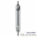 MAYKESTAG VHM Solid Carbide Centre Drill 0.8mm DIN 333 A