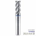 MAYKESTAG Speedcut 4.0-Inox HPC Solid Carbide End Mill 20mm Long Series 4 Flute