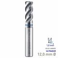 MAYKESTAG Speedcut 4.0-Inox HPC Corner Radius End Mill 12mm R1.0 Long Series 4 Flute