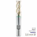 MAYKESTAG Speedcut 4.0 Universal HPC Solid Carbide End Mill 3mm Long Series 4 Flute TWINDUR