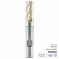 MAYKESTAG Speedcut 4.0 Universal HPC Solid Carbide End Mill 12mm Long Series 4 Flute TWINDUR