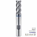 MAYKESTAG Speedcut 4.0-Inox ULTRADUR HPC Solid Carbide End Mill 8mm Long Series 4 Flute