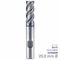 MAYKESTAG Speedcut 4.0-Inox ULTRADUR HPC Solid Carbide End Mill 20mm Long Series 4 Flute