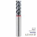 MAYKESTAG Speedcut 4.0 Ultra Hard Steel 50-65 HRC DUALDUR HPC End Mill 6mm Long Series 4 Flute