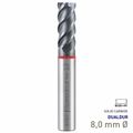 MAYKESTAG Speedcut 4.0 Ultra Hard Steel 50-65 HRC DUALDUR HPC End Mill 8mm Long Series 4 Flute