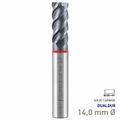 MAYKESTAG Speedcut 4.0 Ultra Hard Steel 50-65 HRC DUALDUR HPC End Mill 14mm Long Series 4 Flute