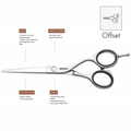 Jaguar Ocean Silver Line Professional Hair Scissors - 146mm