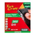 Water Paper 230 X 280mm 360 Grit Wet & Dry 50 Per Pack Std