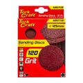 Sanding Disc 125mm No Hole 120 Grit 10/pack Hook And Loop
