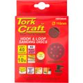 Sanding Disc 115mm 40 Grit With Holes 10/pk Hook And Loop