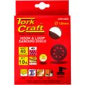 Sanding Disc 125mm 40 Grit With Holes 10/pk Hook And Loop