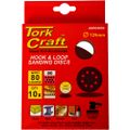 Sanding Disc 125mm 80 Grit With Holes 10/pk Hook And Loop