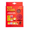 Sanding Disc 150mm 40 Grit With Holes 10/pk Hook And Loop