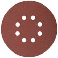 Sanding Disc 150mm 60 Grit With Holes 10/pk Hook And Loop