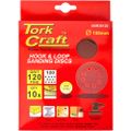 Sanding Disc 150mm 120 Grit With Holes 10/pk Hook And Loop
