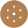 Gold Disc (50 Pieces) 40 Grit 150mm X 6+1 Holes Hook And Loop
