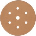 Gold Disc (50 Pieces) 400grit 150mm X 6+1 Holes Hook And Loop