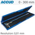 Dig. Caliper 300mm 0.03mm Acc. Metal Cover S/steel 0.01mm Res.