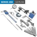 ACCUD 12pce Measuring Tool Set In Aluminium Analog