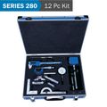 ACCUD 12pce Measuring Tool Set In Aluminium Analog