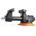 PONY 100mm (4') Pro Heavy-duty Swivel Base Bench Vise