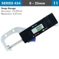 Digital Snap Gauge 0-25mm 0.01mm Res.
