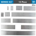 Gauge Block Set Alloy Steel 12pc 10-291. 8mm Iso3650 Grade 0
