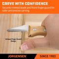 Jorgensen 3pc Whittling Knife Set Incl. 1-1/4' / 1-1/2'/1-3/4' Knives