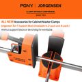 Jorgensen 3-in-1 Support Block 4pc For Parallel Clamps 3/4' Bench Top