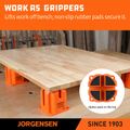 Jorgensen 3-in-1 Support Block 2pc For Parallel Clamps 3/4' Bench Top