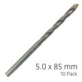 Masonry Drill Bit Long Life 5 X 85mm 10 Pack