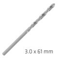 ALPEN Pro Hss 3mm Drill Din 338 Rn 135 Split Point Plastic Wallet (1