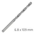 ALPEN Pro Hss 6.8mm Drill Din 338 Rn 135 Split Point Plastic Wallet