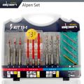 Drill-screwset Kit 13 13 Pcs C Prot,multi 6-kant,sds-plus F4 ,4 Bits
