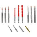 Drill-screwset Kit 13 13 Pcs C Prot,multi 6-kant,sds-plus Force X4 Bit