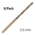 Hss Sprint Master 3.0mm X3 Sleeved Din338 ALPEN Drill Bit