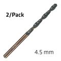 Hss Sprint Master 4.5mm X2 Sleeved Din338 ALPEN Drill Bit