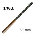 Hss Sprint Master 5.5mm X2 Sleeved Din338 ALPEN Drill Bit