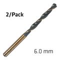 Hss Sprint Master 6.0mm X2 Sleeved Din338 ALPEN Drill Bit