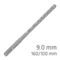 Force X 9.0 X 160/100 Sds-plus Rebar Drill Bit X4 Cutting Edges
