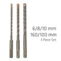Force X Sds Set 3 Pcs 6/8/10 Mm X 160